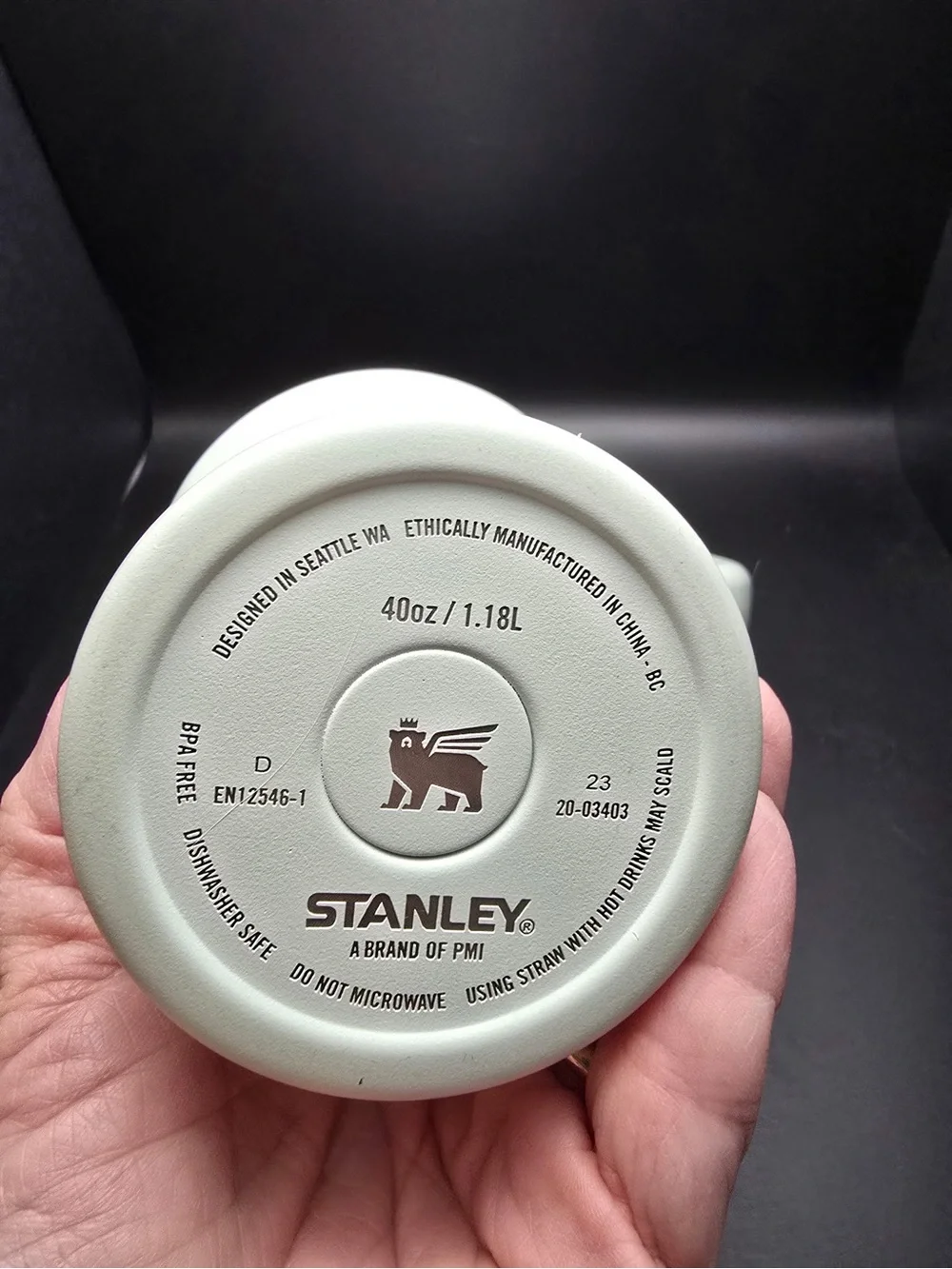 Stanley 40 oz. Quencher H2.0 Tumbler Light Green - Picture 5 of 8